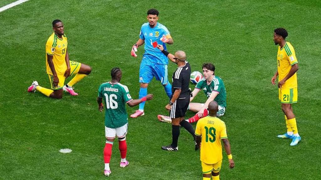 Three red cards - are referees getting tough at this World Cup?