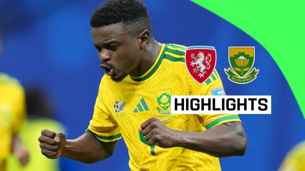 Mokoena's late penalty earns South Africa draw against Czech Republic