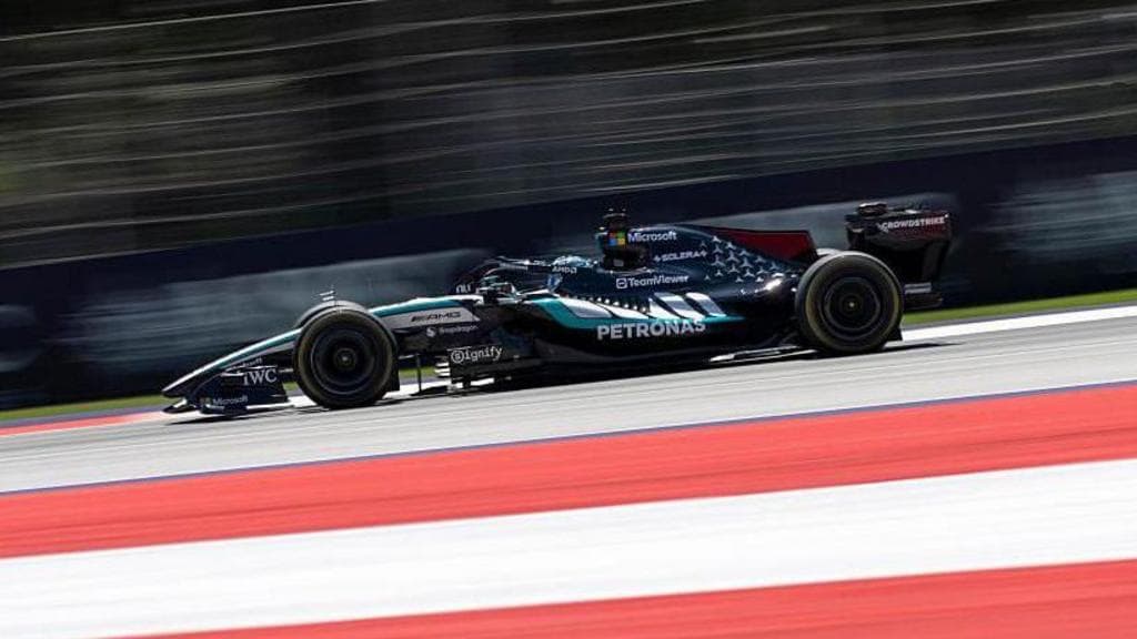 Mercedes' Antonelli tops Friday practice in Austria