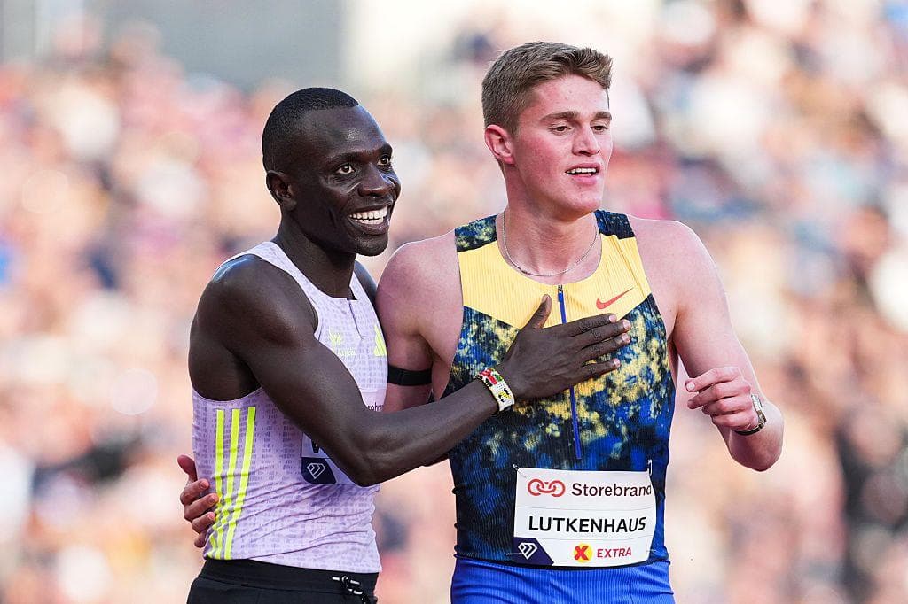 Lutkenhaus, 17, upsets Olympic champion Wanyonyi in Oslo