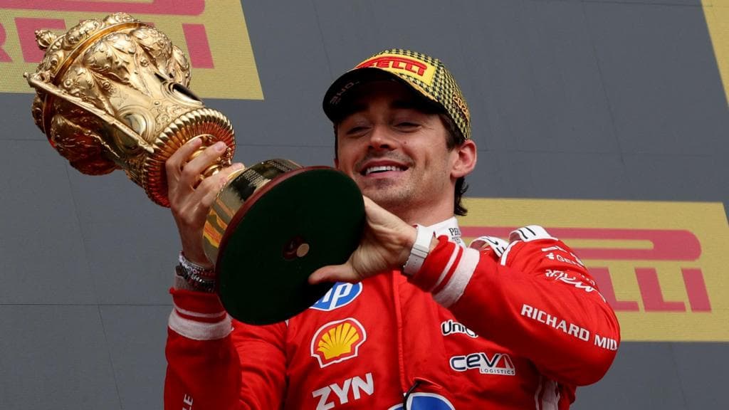 Leclerc wins dramatic British GP from Russell & Hamilton