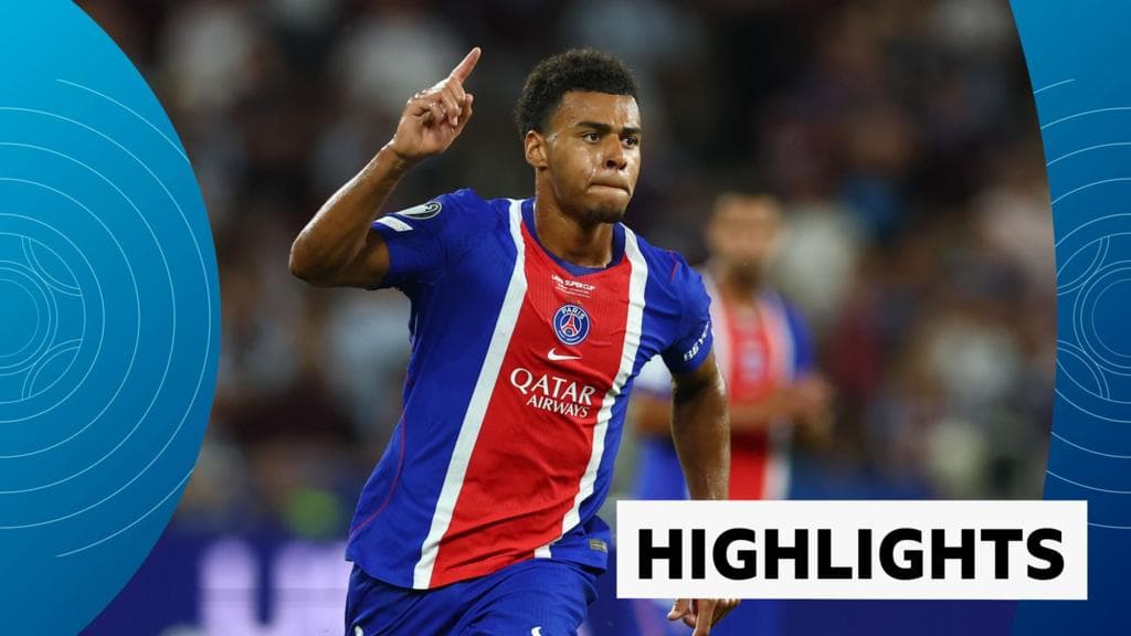 Highlights: PSG beat Aston Villa in Super Cup