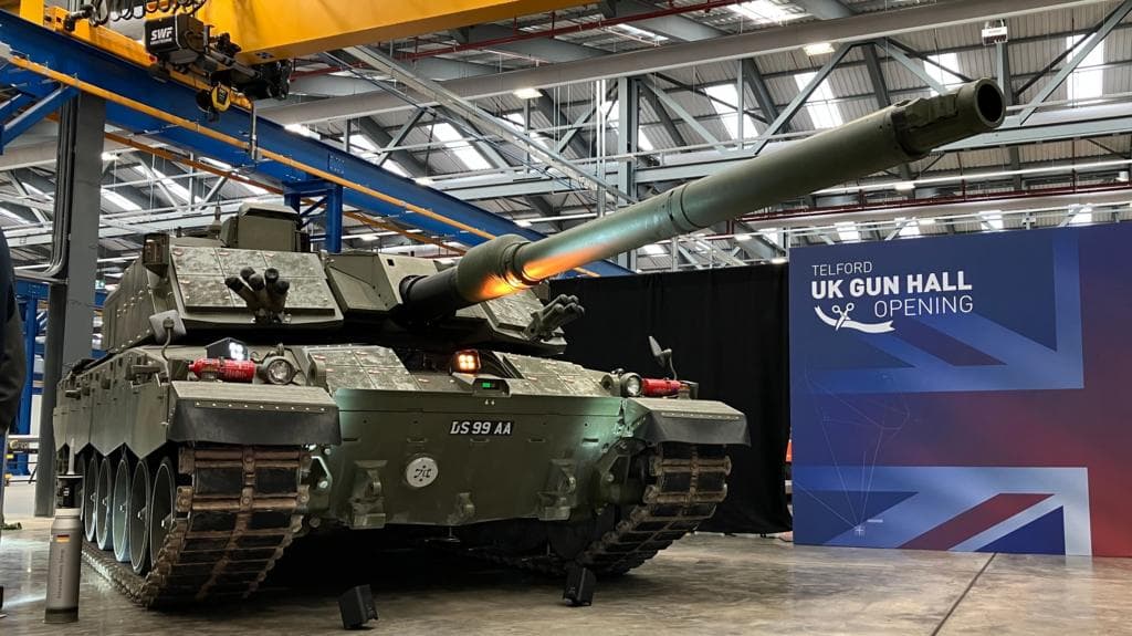 Tank barrel production returns to UK after 20 years