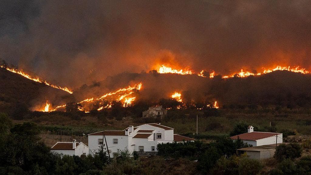 Badly burned British couple rescued from ravine during Spain wildfires, reports say