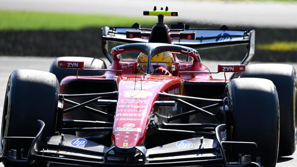 Ferrari still behind Mercedes on straights - Hamilton