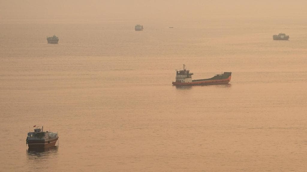 Container ship hit by projectile sinks in Strait of Hormuz, Singapore says
