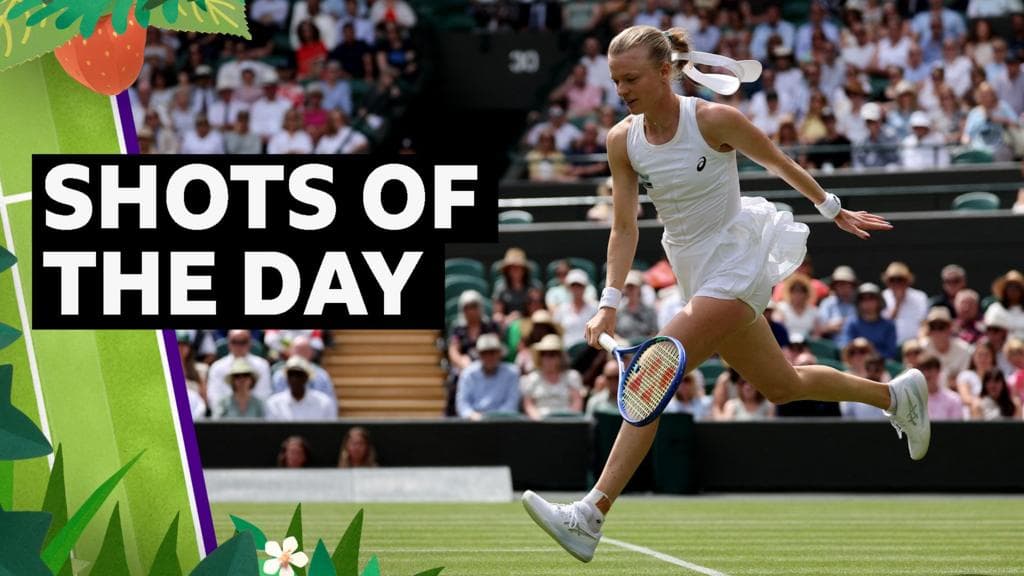 'That's Federer-esque!' - best shots from Wimbledon day one