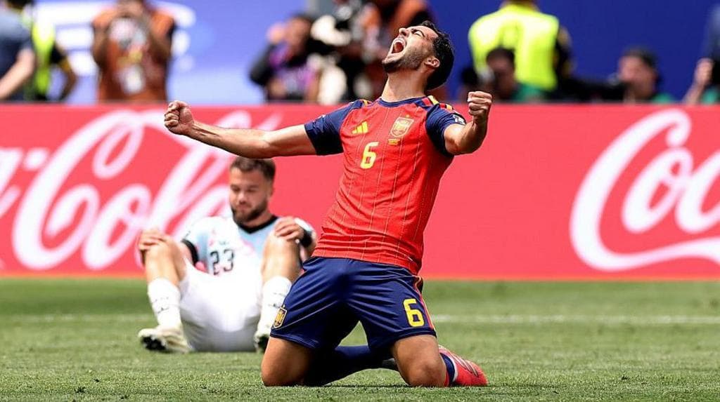 Merino the unlikely hero again - as Spain wait for Lamine Yamal show