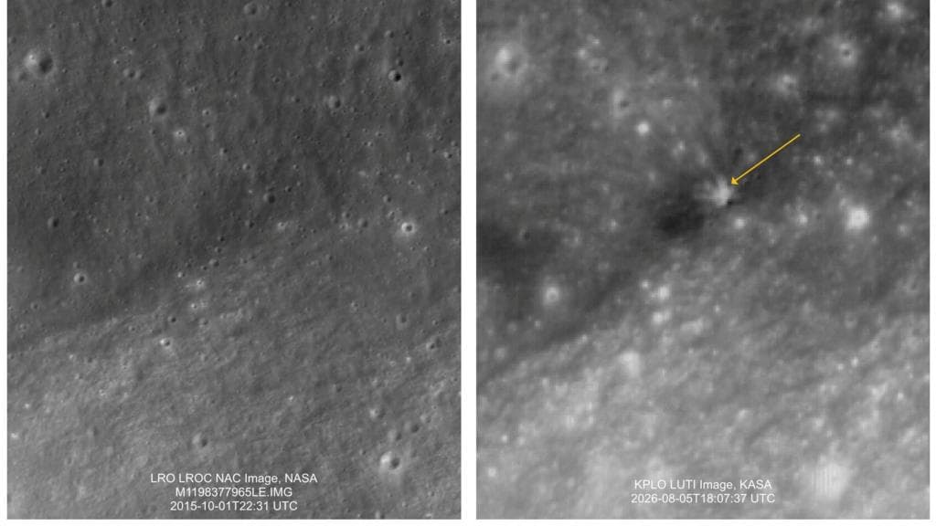 South Korea space agency shares Moon images after SpaceX rocket debris crash