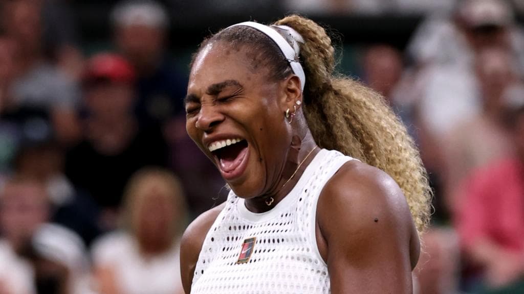 Williams falls just short on Wimbledon singles return