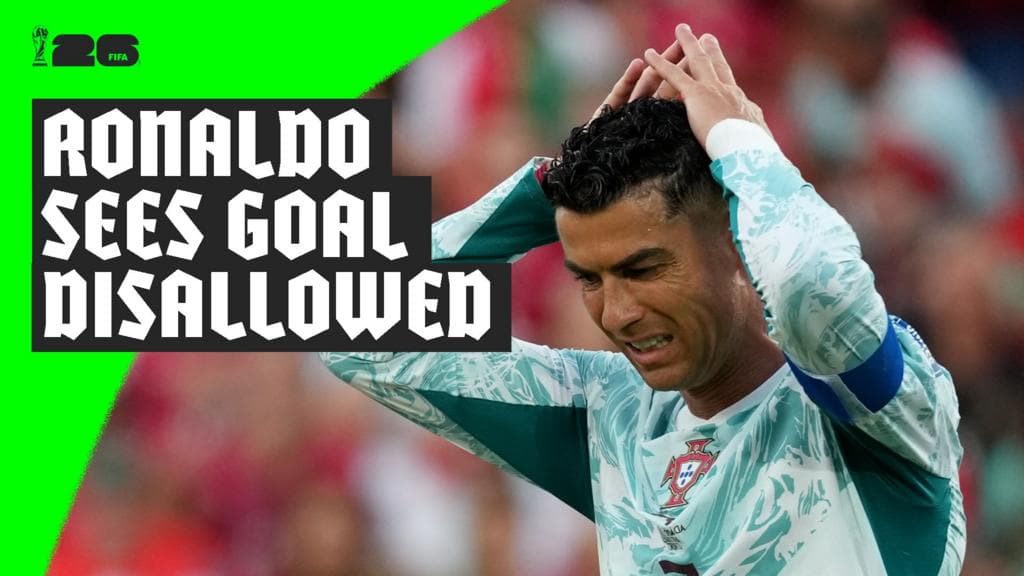 Ronaldo has equaliser ruled out for offside