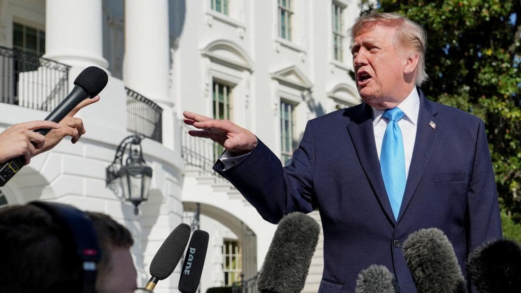 Trump says 'threat' led US to pull bombers from RAF Fairford