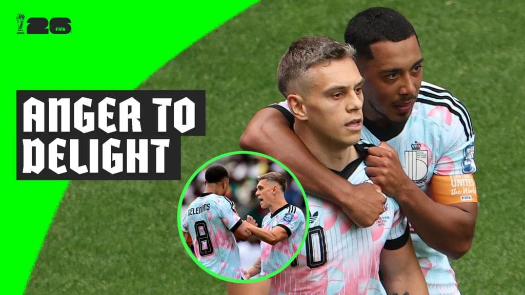 Tielemans & Trossard go from heated row to rescuing Belgium