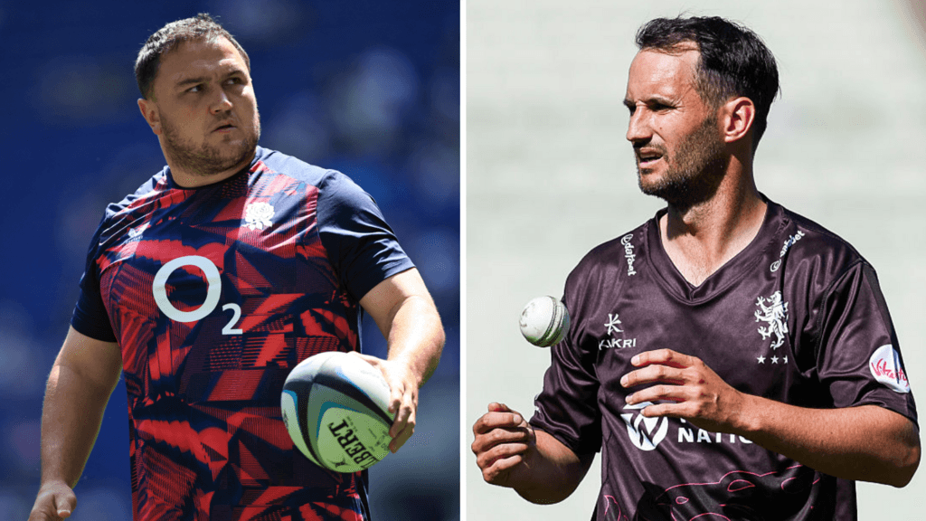 Rugby v cricket - England's George swaps sports to help tackle MND
