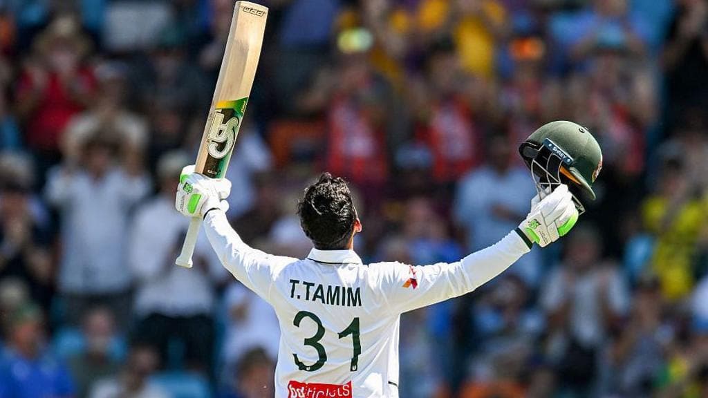 Hasan hits Bangladesh's first century in Australia