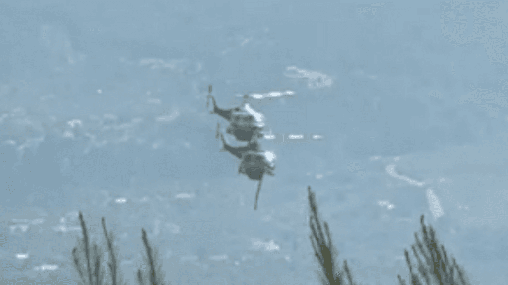 Two crew killed as British pilot survives after firefighting helicopters collide in Greece