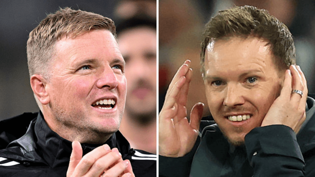 Howe and Nagelsmann high on Man Utd's list if Carrick sacked