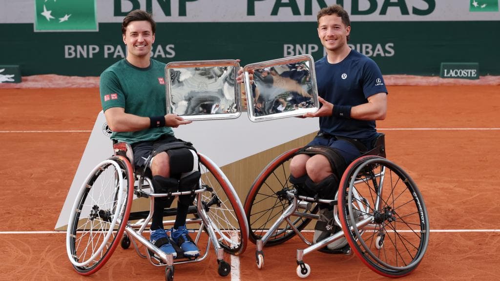 Hewett and Reid win seventh straight French Open