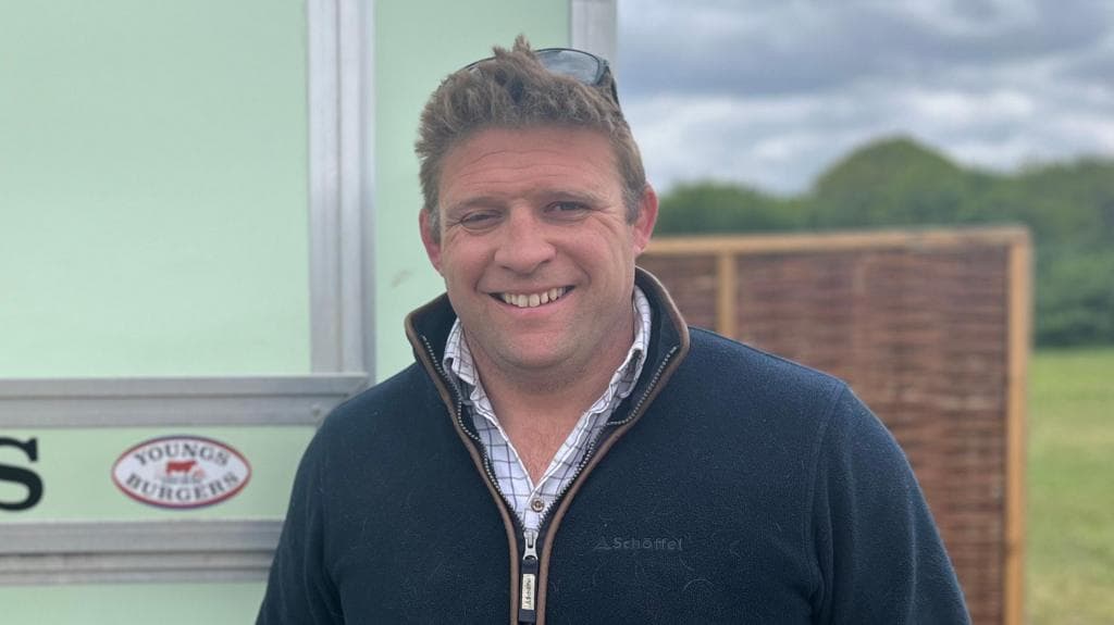 Ex-rugby star on the joys of his own burger stall