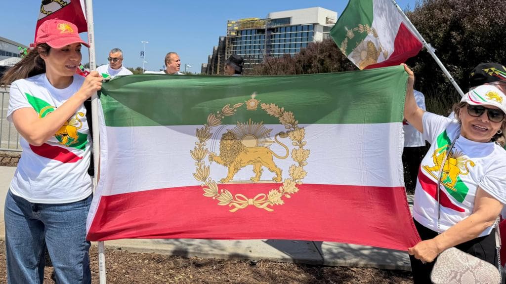 The flag Iranians are not allowed to wave at the World Cup