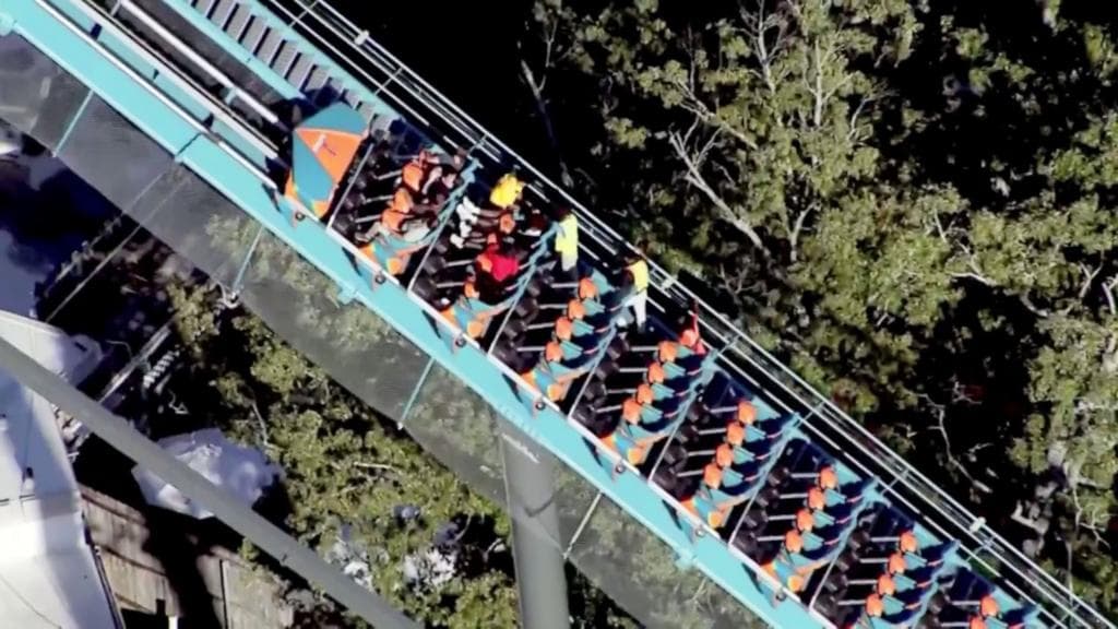 One dead and several hurt after rollercoaster incident at Six Flags