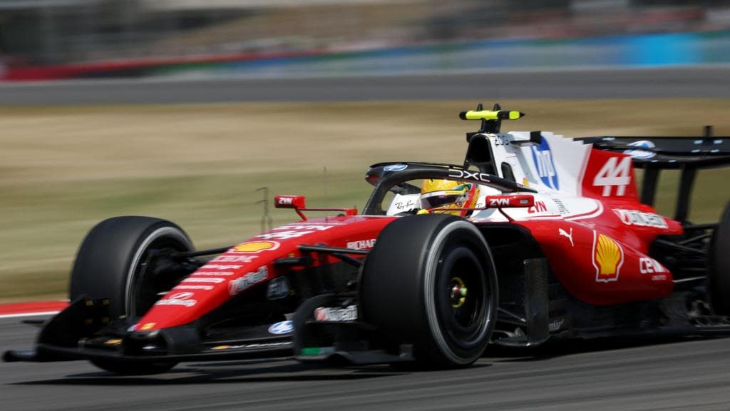 Hamilton fastest in Silverstone practice session