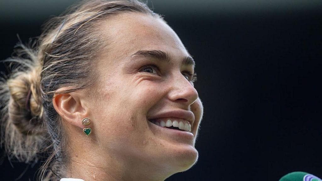 'Eight out of 10' - Sabalenka rates her first-round win