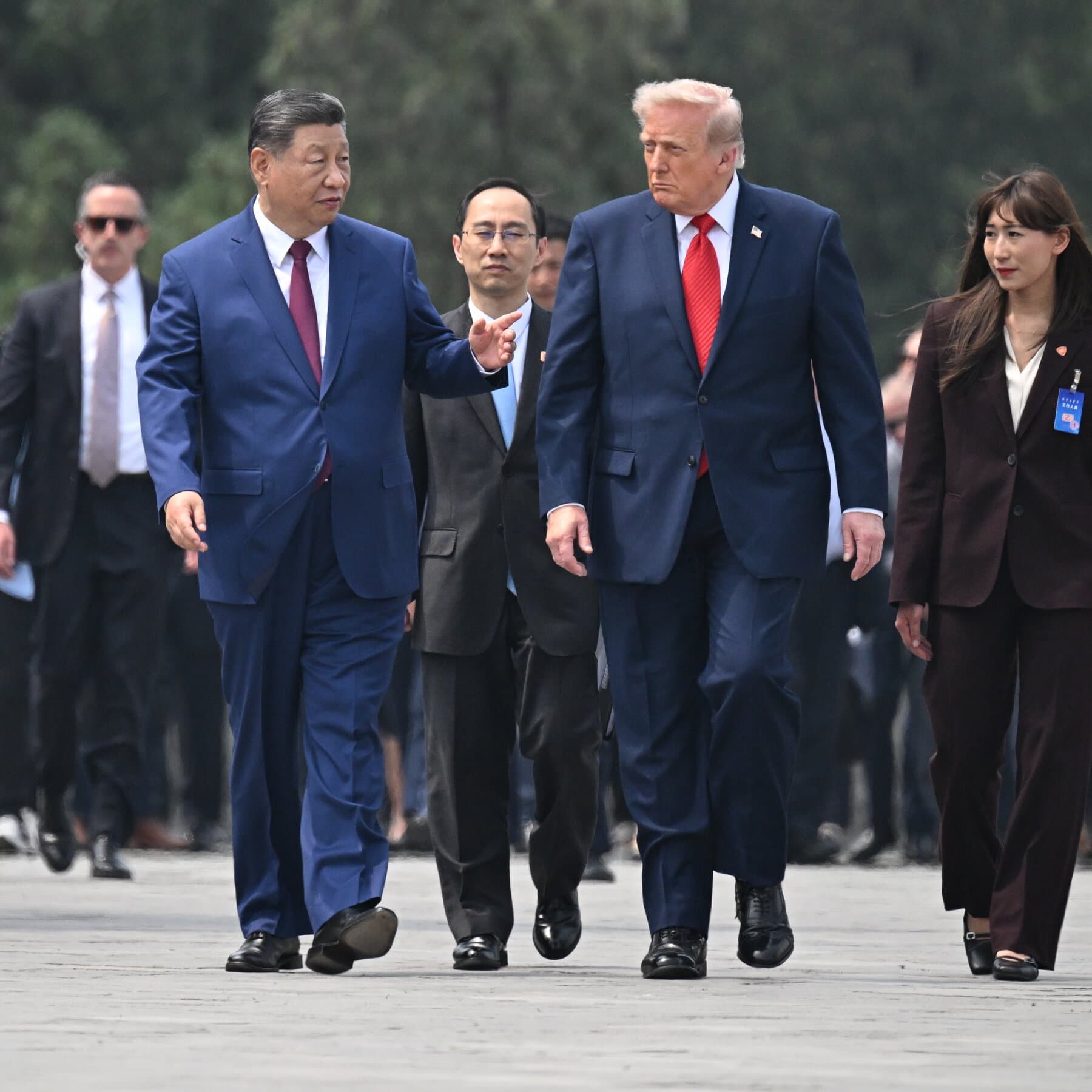 Key Moments From the First Day of Trump’s China Visit