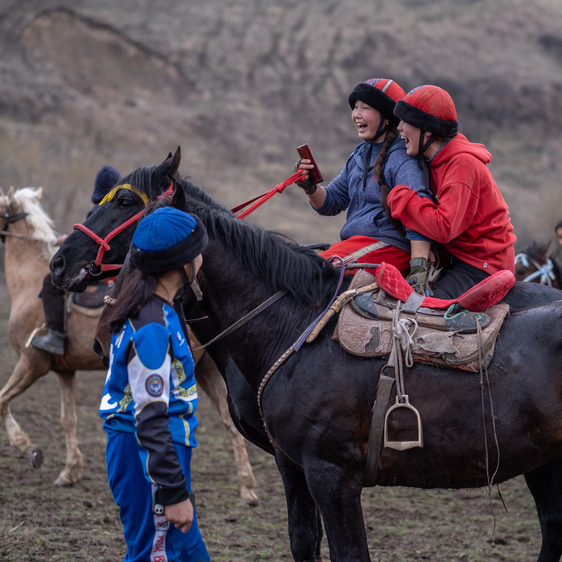 In Kyrgyzstan, Girls Compete at Kok-Boru, a Game Like Polo