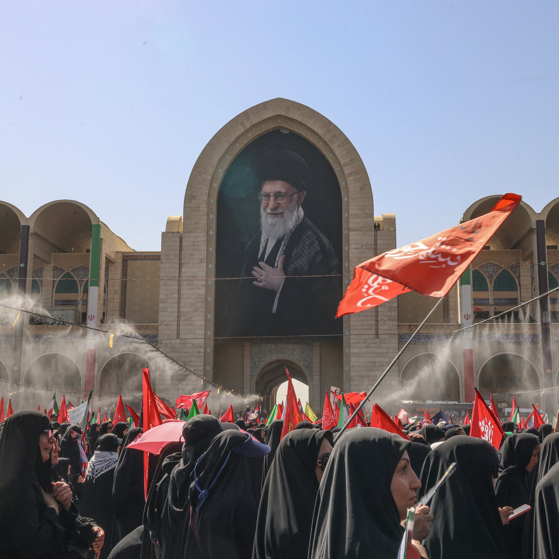 Mourners Chant ‘Revenge’ at Funeral Prayers for Iran’s Slain Supreme Leader