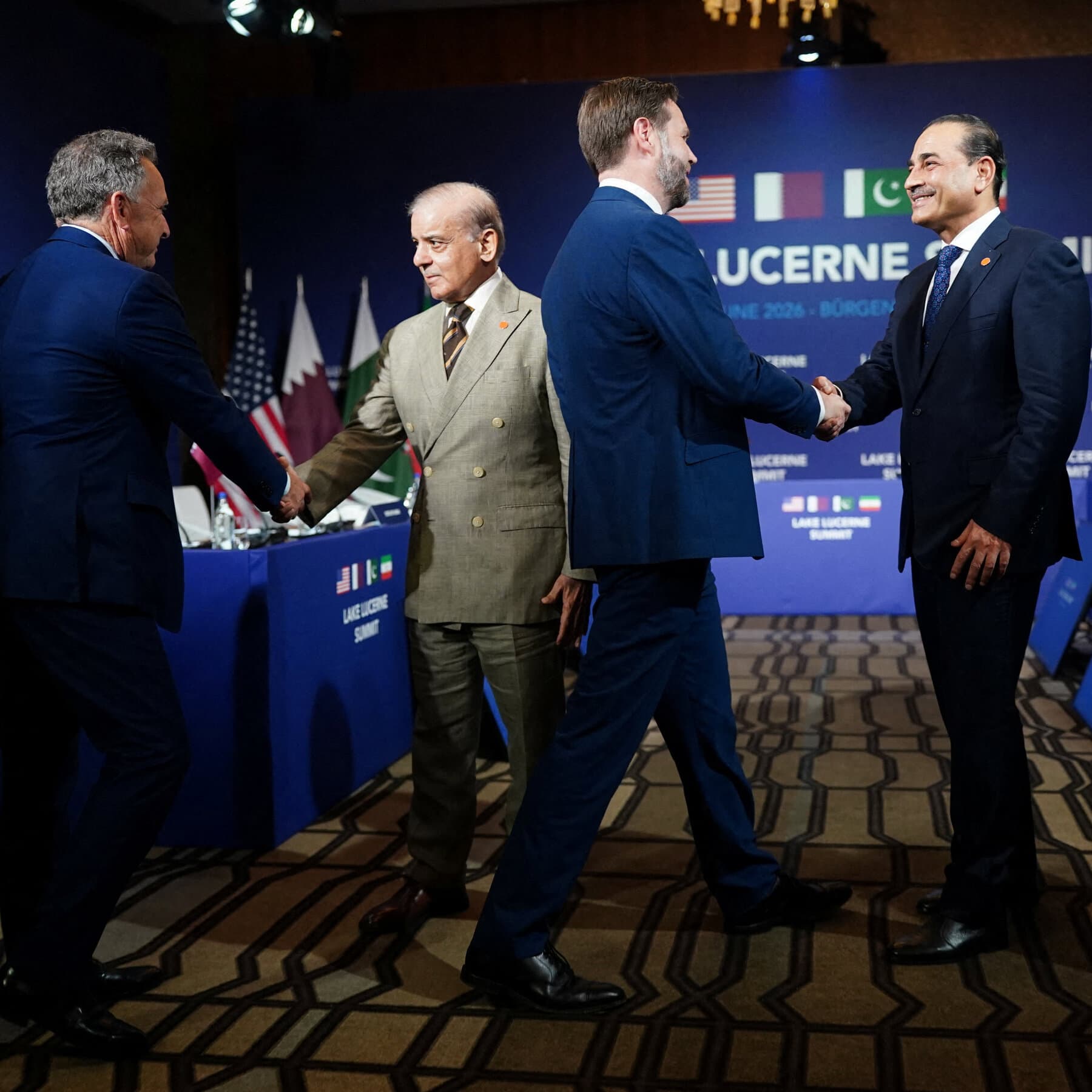 Mideast Live Updates: First Round of U.S.-Iran Talks Conclude, Mediators Say