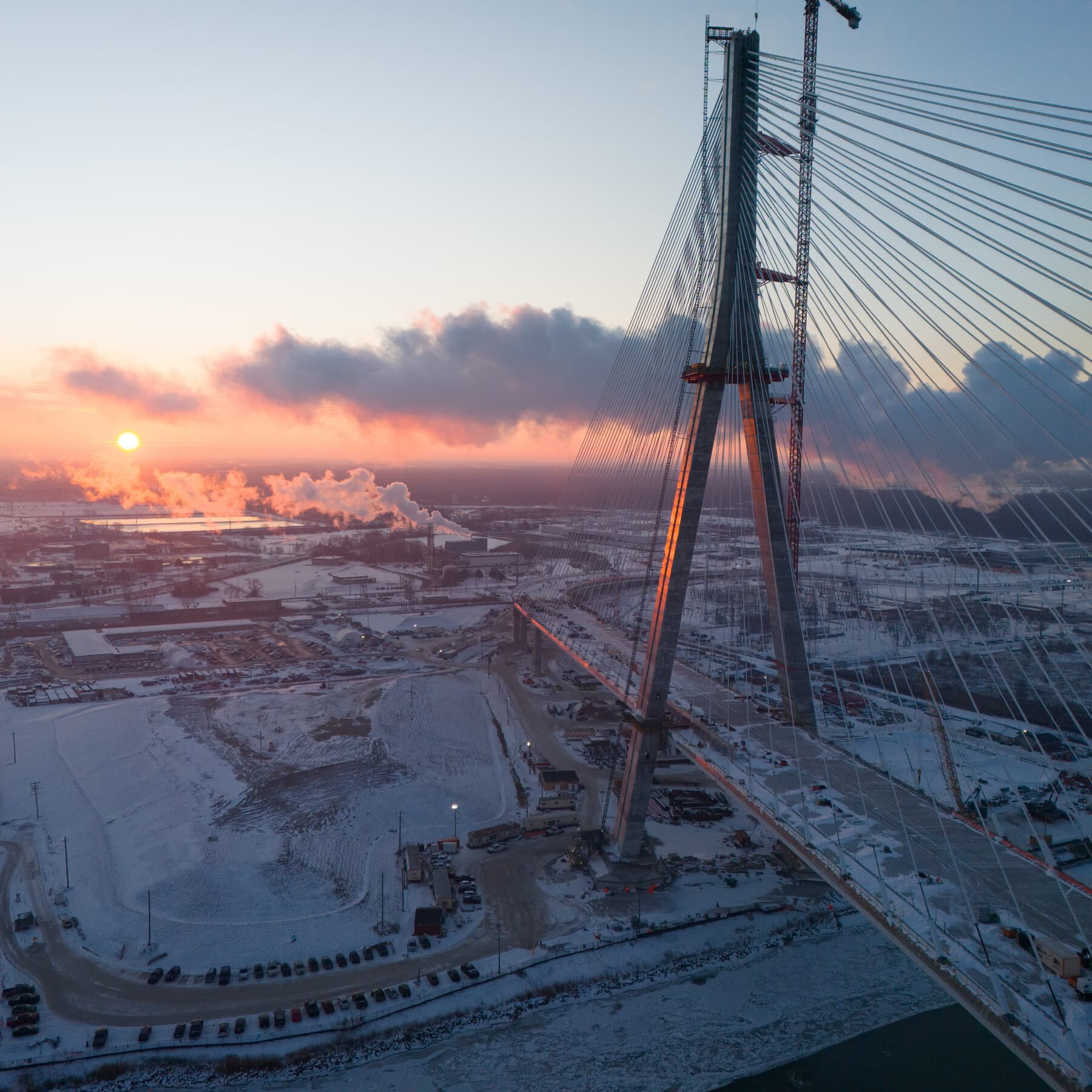 As Canada Opens Gordie Howe International Bridge, Americans Are Told to Stay Home