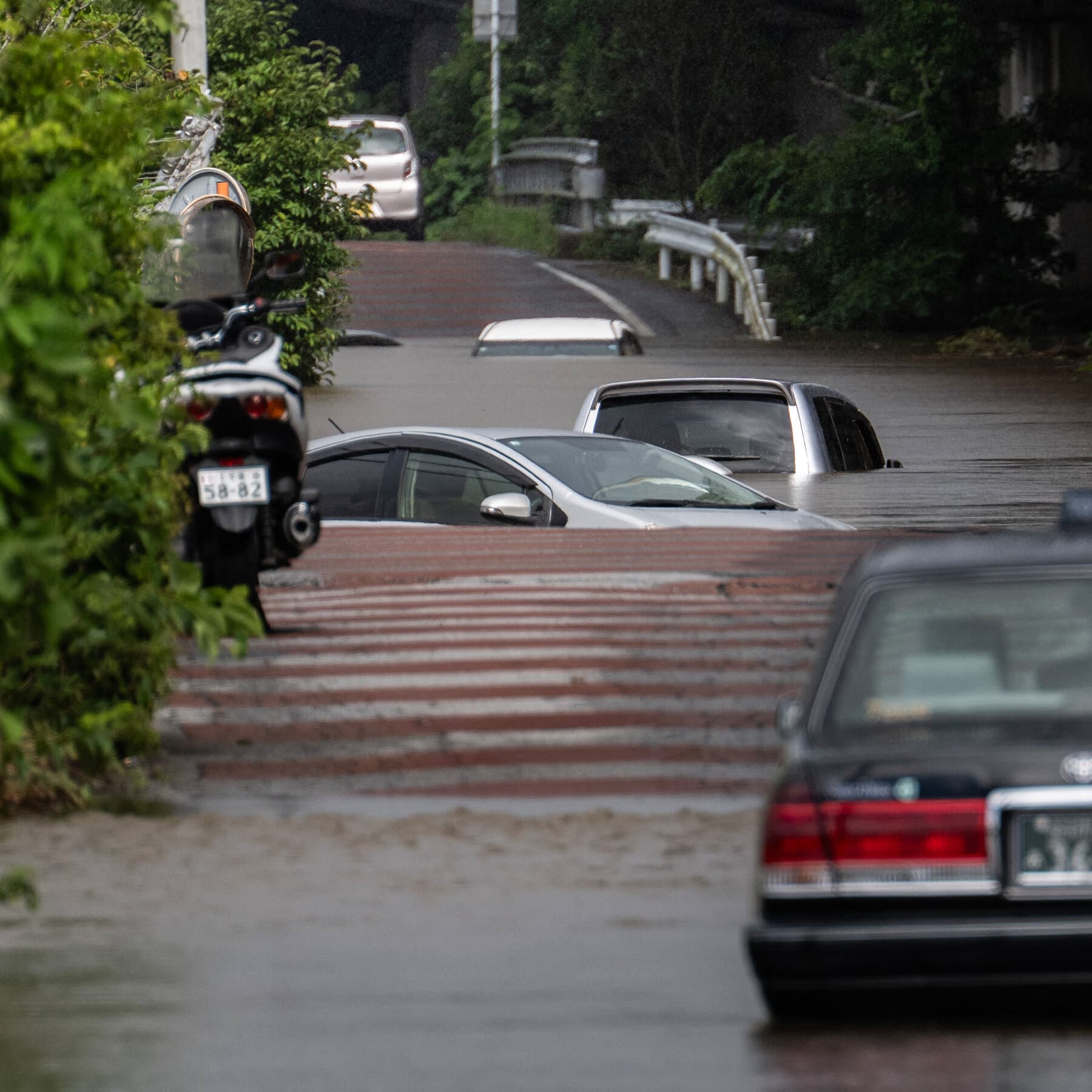 Record-Breaking Rainfall Leaves Eight Dead and Thousands Stranded in Japan