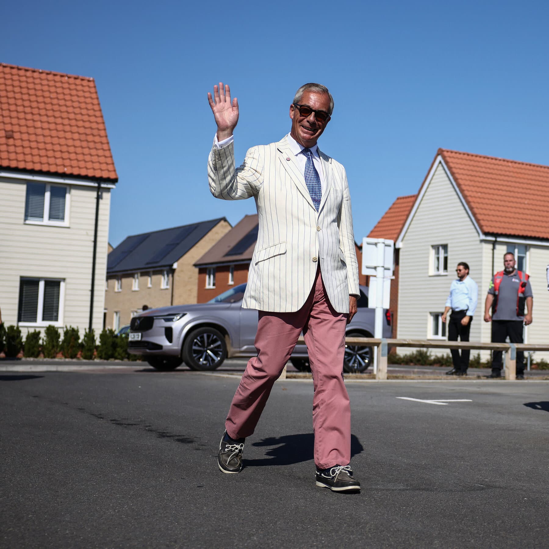 Britain’s Farage Takes a Page From Trump’s Playbook Amid Investigations