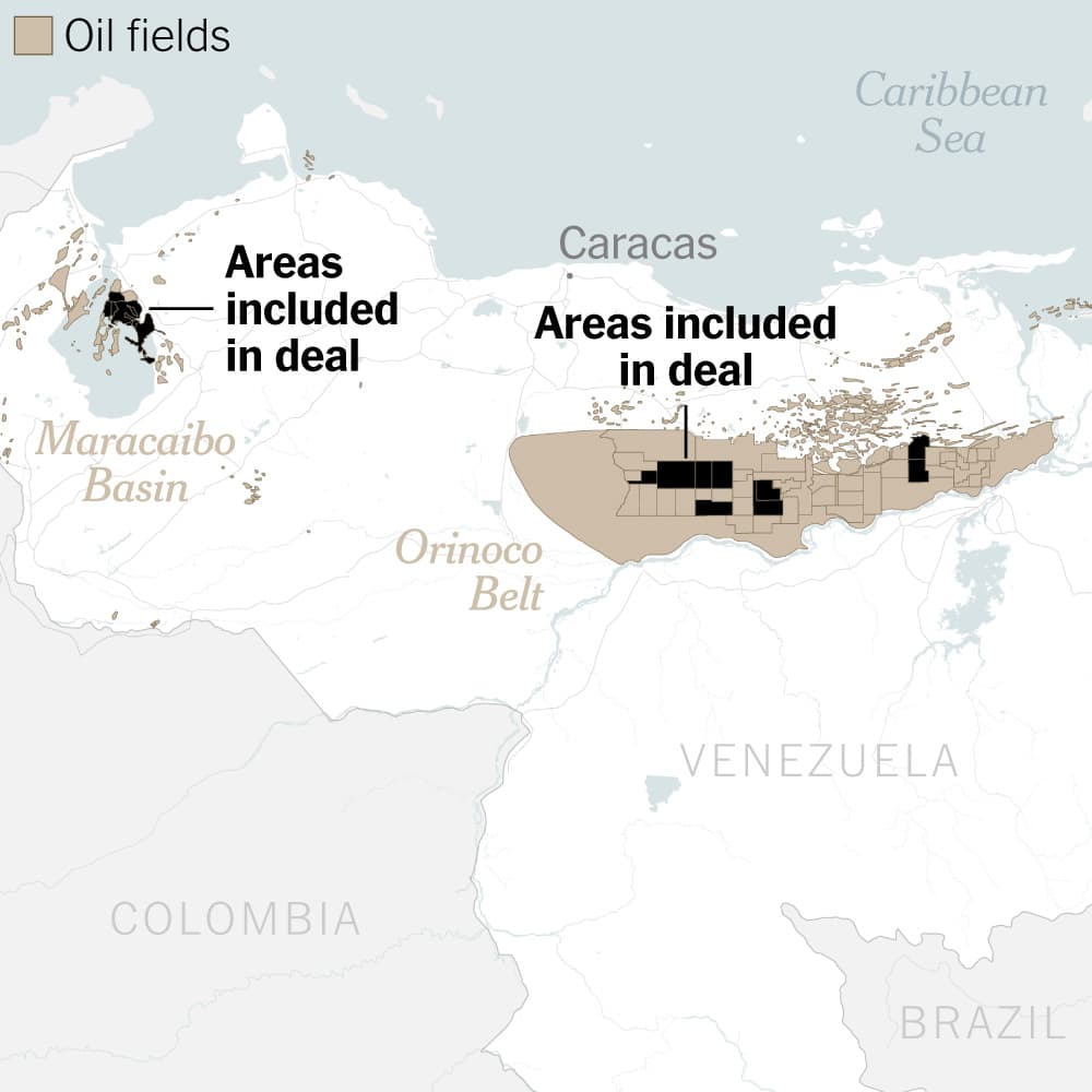 The U.S. Wants the Oil From These 17 Venezuelan Fields