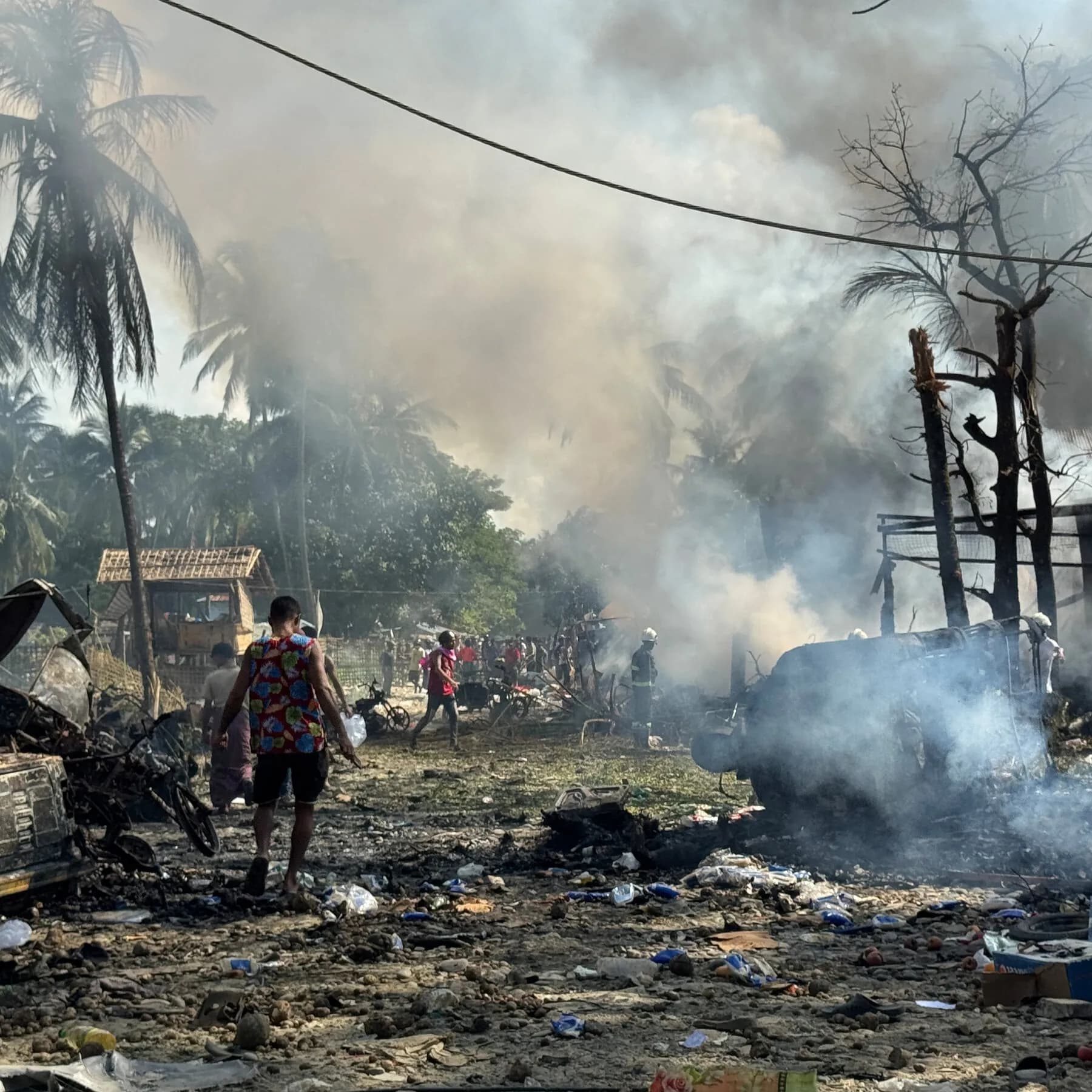 Bodies ‘Like Pieces of Charcoal’: Dozens Killed in Myanmar Military Bombing