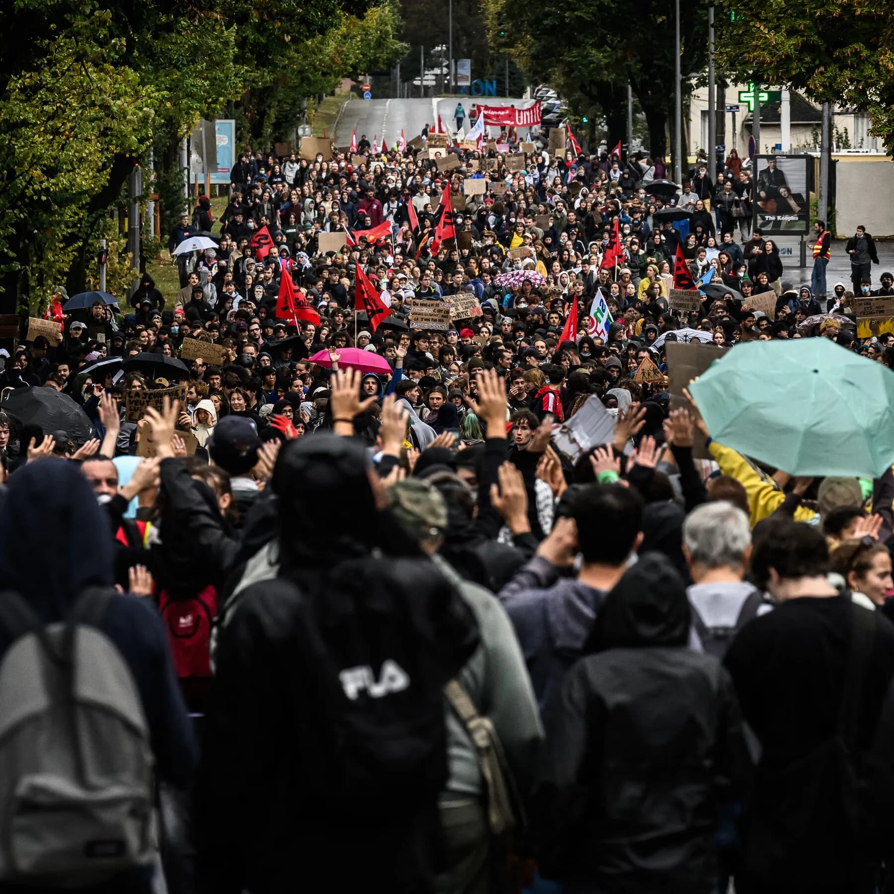 Live Updates: Students Rally in France for Second Day of Mass Protests in a Week