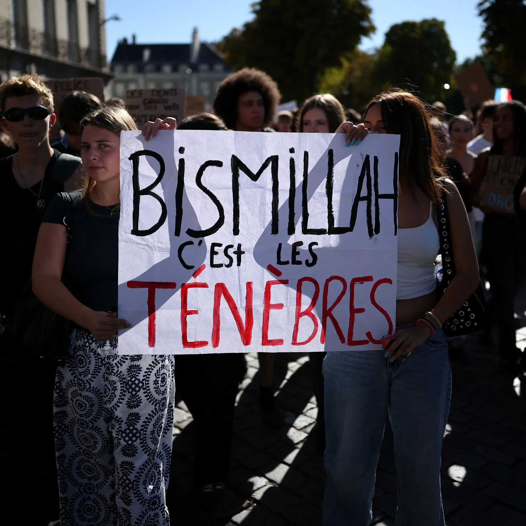 Student Protesters in France Have a Strange New Slogan. What Does It Mean?
